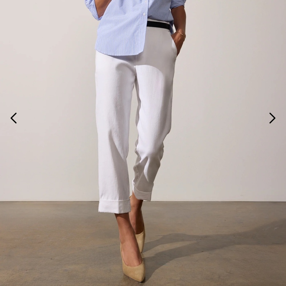 BROCHU WALKER - The Westport Pant in Salt white